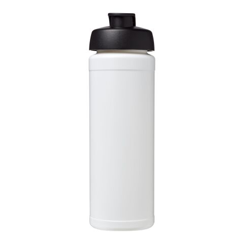 Baseline® Plus grip 750 ml Sportflasche mit Klappdeckel weiss-schwarz | ohne Werbeanbringung | Nicht verfügbar | Nicht verfügbar