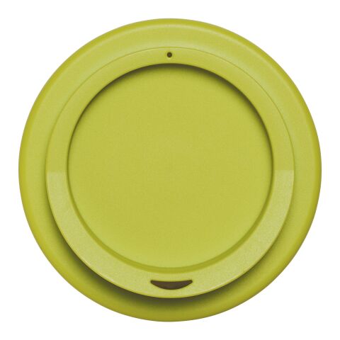 Brite-Americano® 350 ml Isolierbecher mit Schutzring Reifenprofil limone | ohne Werbeanbringung | Nicht verfügbar | Nicht verfügbar