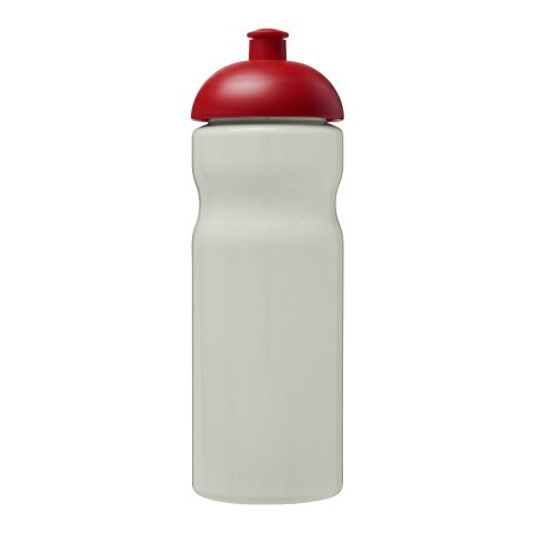 H2O Eco 650 ml Sportflasche mit Stülpdeckel elfenbeinweiß-rot | ohne Werbeanbringung | Nicht verfügbar | Nicht verfügbar