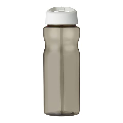 H2O Eco 650 ml Sportflasche mit Ausgussdeckel kohle-weiss | ohne Werbeanbringung | Nicht verfügbar | Nicht verfügbar