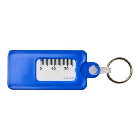 Kym Reifenprofilmesser Schlüsselanhänger aus recyceltem Material blau | ohne Werbeanbringung | Nicht verfügbar | Nicht verfügbar