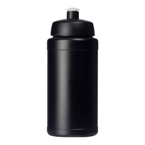 Baseline Recycelte Sportflasche, 500 ml Schwarz-Schwarz | ohne Werbeanbringung | Nicht verfügbar | Nicht verfügbar