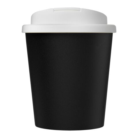 Americano® Espresso Eco 250 ml recycelter Isolierbecher mit auslaufsicherem Deckel schwarz-weiss | ohne Werbeanbringung | Nicht verfügbar | Nicht verfügbar