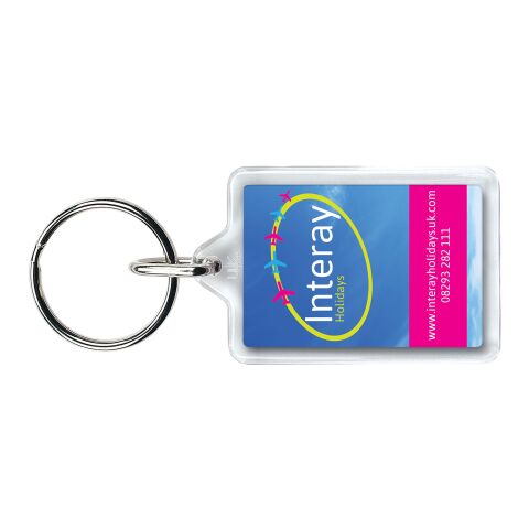 Midi kompakter Kunststoff-Schlüsselanhänger weiss | ohne Werbeanbringung | Nicht verfügbar | Nicht verfügbar