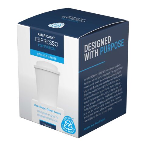 Americano® Espresso POP 250 ml Becher weiss | ohne Werbeanbringung | Nicht verfügbar | Nicht verfügbar