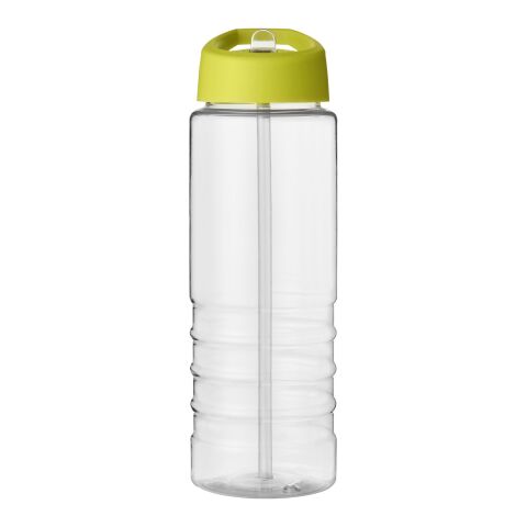 H2O Treble 750 ml Sportflasche mit Ausgussdeckel transparent-limone | ohne Werbeanbringung | Nicht verfügbar | Nicht verfügbar