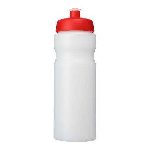 Baseline® Plus 650 ml Sportflasche mit auslaufsicherem Deckel rot-weiss | ohne Werbeanbringung | Nicht verfügbar | Nicht verfügbar