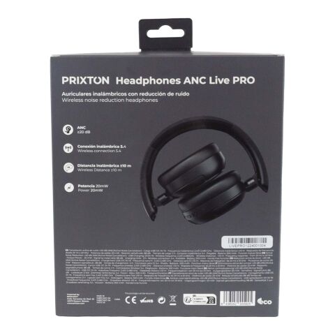 Prixton Live Pro ANC Bluetooth® Kopfhörer Standard | schwarz | ohne Werbeanbringung | Nicht verfügbar | Nicht verfügbar