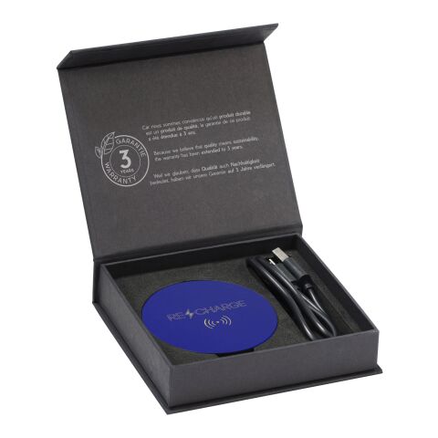 SCX.design W12 kabellose Ladestation mit Leuchtlogo Standard | Reflex blue | ohne Werbeanbringung | Nicht verfügbar | Nicht verfügbar