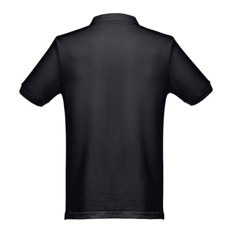 THC MONACO. Herren Poloshirt schwarz