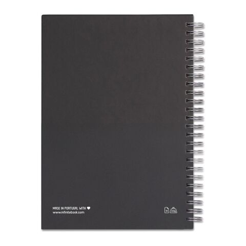 STARTER KIT INFINITEBOOK. Set bestehend aus einem Infinitebook mit Hardcover, einem Reinigungsset, einem Marker und einem Kugelschreiberhalter schwarz | ohne Werbeanbringung | Nicht verfügbar | Nicht verfügbar | Nicht verfügbar