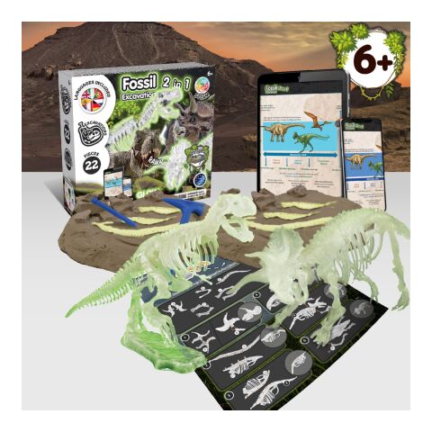 2 in 1 Fossil Excavation Kit I. Lernspiel für Kinder Weiss | ohne Werbeanbringung | Nicht verfügbar | Nicht verfügbar | Nicht verfügbar
