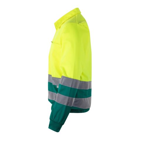VL NEPTUNE LARGE. Zweifarbige Twill-Jacke (210g/m²) aus Polyester (80%) und Baumwolle (20%) Grün | ohne Werbeanbringung | Nicht verfügbar | Nicht verfügbar | Nicht verfügbar