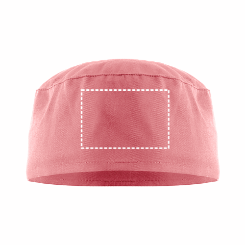 VL SAGA. Hygienemütze (140 g/m²), aus 100 % Mikrofaser Rosa | ohne Werbeanbringung | Nicht verfügbar | Nicht verfügbar | Nicht verfügbar