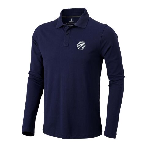 Oakville Langarm Poloshirt Standard | navy | S | ohne Werbeanbringung | Nicht verfügbar | Nicht verfügbar | Nicht verfügbar
