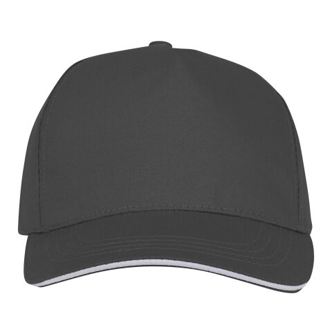 Ceto Cap mit 5 Segmenten und Sandwichschirm storm grey