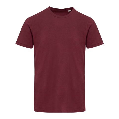 Balfour Kurzärmeliges T-Shirt aus 200 g/m² Bio Baumwolle (OCS), unisex Tiefes Burgunderrot | M