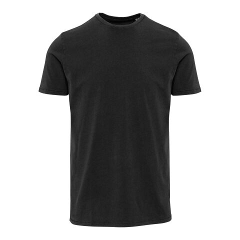 Nanaimo Kurzärmeliges T-Shirt für Herren im Washed Look, 160 g/m2 Standard | schwarz | S | ohne Werbeanbringung | Nicht verfügbar | Nicht verfügbar | Nicht verfügbar