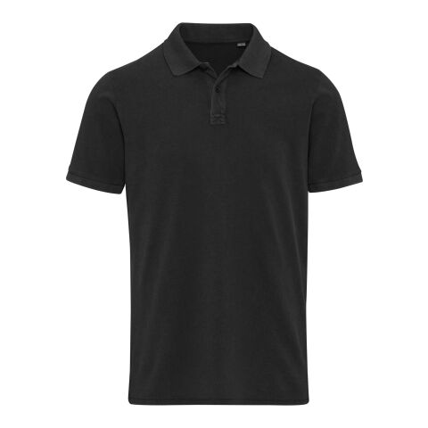 Calgary Poloshirt für Herren im Washed Look, 200 g/m2 Standard | schwarz | 3XL | ohne Werbeanbringung | Nicht verfügbar | Nicht verfügbar | Nicht verfügbar