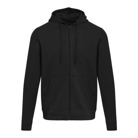 Jasper Kapuzenpullover aus recycelter 280 g/m², Bio Baumwolle (OCS) unisex Schwarz | M