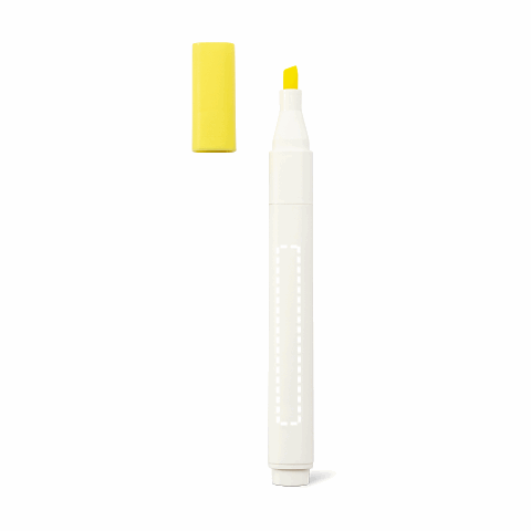 HARRISON. Textmarker aus PP mit matter Oberfläche Gelb | ohne Werbeanbringung | Nicht verfügbar | Nicht verfügbar | Nicht verfügbar