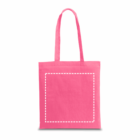 CAIRO. Tragetasche aus recycelter Baumwolle (70%) und polyester (30% rPET) (180 g/m²) Rosa | ohne Werbeanbringung | Nicht verfügbar | Nicht verfügbar | Nicht verfügbar