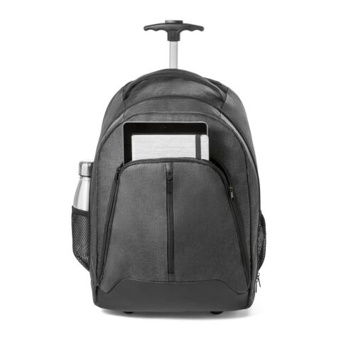 EINDHOVEN. Trolley-Rucksack für Laptop 15.6'' aus 600D Polyester Dunkelgrau | ohne Werbeanbringung | Nicht verfügbar | Nicht verfügbar | Nicht verfügbar