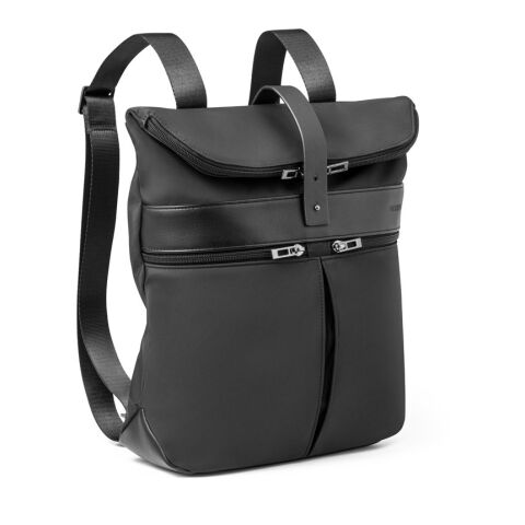 ROVER BACKPACK. Rucksack aus Mikrofaser und PU schwarz | ohne Werbeanbringung | Nicht verfügbar | Nicht verfügbar | Nicht verfügbar