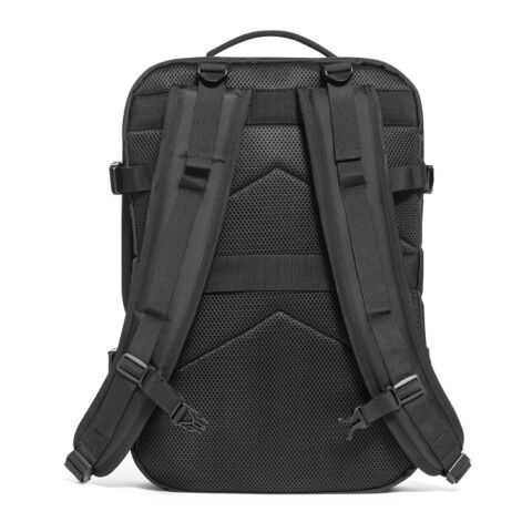 DALLAS. Hochverdichteter Reiserucksack aus recyceltem 600D-Polyester für 17.3"-Laptop schwarz | ohne Werbeanbringung | Nicht verfügbar | Nicht verfügbar | Nicht verfügbar