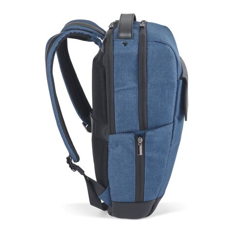 MOTION BACKPACK. Rucksack aus 600D Twill-Polyester und PU Blau | ohne Werbeanbringung | Nicht verfügbar | Nicht verfügbar | Nicht verfügbar