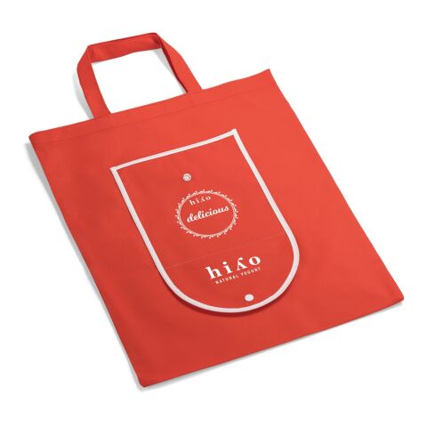 ARLON. Faltbare Einkaufstasche aus Non-woven (80 g/m²) Blau | ohne Werbeanbringung | Nicht verfügbar | Nicht verfügbar | Nicht verfügbar