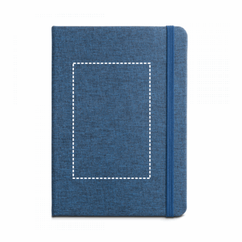 BOYD. A5 Notizbuch aus recyceltem Polyester (100% rPET) mit linierten Blättern schwarz | ohne Werbeanbringung | Nicht verfügbar | Nicht verfügbar | Nicht verfügbar