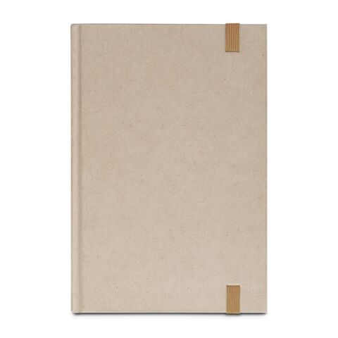 DICKINSON. A5-Notizbuch mit festem Einband, hergestellt aus Zuckerrohrpapier (80 % zuckerrohr) mit linierten Seiten Natur | ohne Werbeanbringung | Nicht verfügbar | Nicht verfügbar | Nicht verfügbar