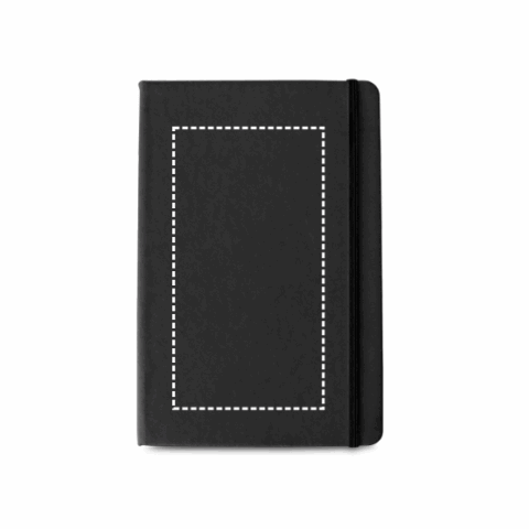 HEMINGWAY. A5 PU-Notizblock mit unlinierten Blättern schwarz | ohne Werbeanbringung | Nicht verfügbar | Nicht verfügbar | Nicht verfügbar