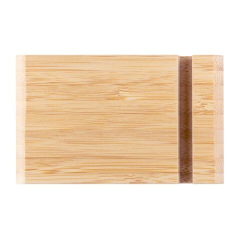 HABER. Handyhalter aus Bambus Beige | ohne Werbeanbringung