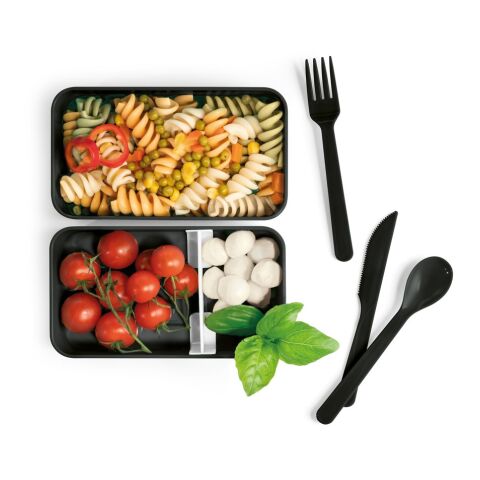 BOCUSE. Lunchbox. Frischhaltebox aus PP und PS 680ml schwarz | ohne Werbeanbringung | Nicht verfügbar | Nicht verfügbar | Nicht verfügbar