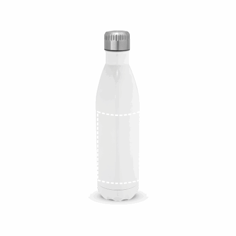 AMORTI L. Sublimationsflasche aus Edelstahl 800 mL weiss | ohne Werbeanbringung | Nicht verfügbar | Nicht verfügbar | Nicht verfügbar