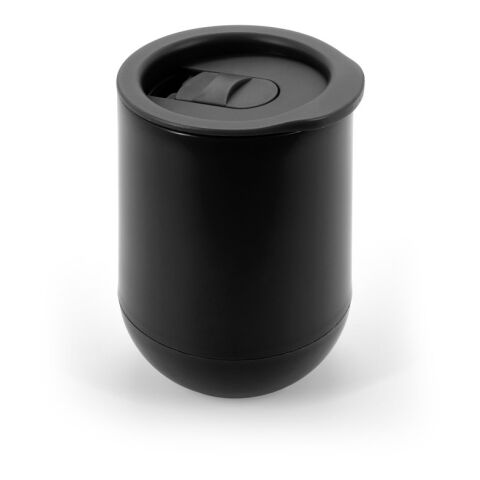 ADLINGTON. Reisebecher aus PP mit doppelwandiger, luftisolierter Ausführung Schwarz | ohne Werbeanbringung | Nicht verfügbar | Nicht verfügbar | Nicht verfügbar