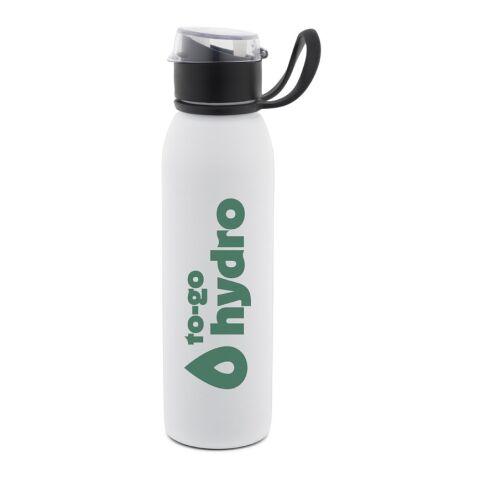 LEMIEUX. Sportflasche aus Edelstahl (90 % recycelt) 670 mL weiss