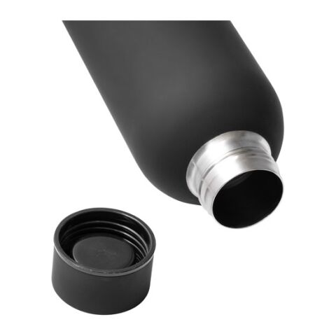 ODIN. Trinkflasche aus Edelstahl 550ml Schwarz | ohne Werbeanbringung
