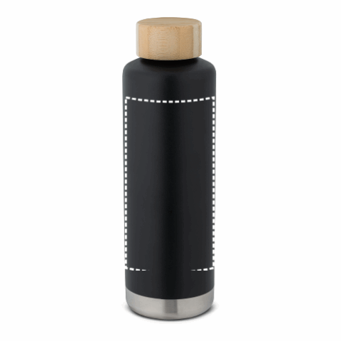 NORRE BOTTLE. Isolierflasche aus Edelstahl (36% recycelt) (640 mL) Schwarz | ohne Werbeanbringung | Nicht verfügbar | Nicht verfügbar | Nicht verfügbar