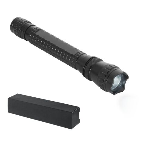 GRANJA. Taschenlampe aus Aluminium mit LED-Licht Schwarz | ohne Werbeanbringung