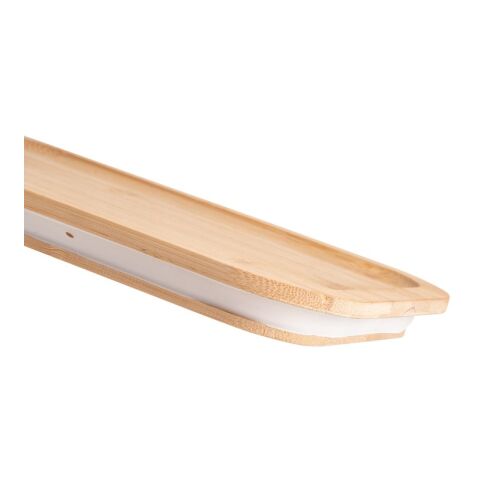 PORTOBELLO. Lunchbox. Hermetische Dose aus Borosilikatglas und Bambusdeckel 1000 mL Beige | ohne Werbeanbringung