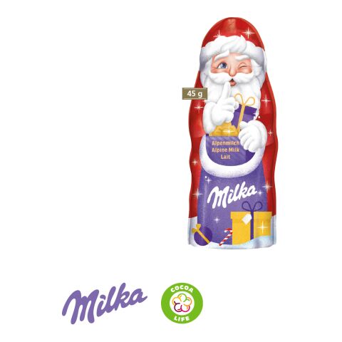 Milka Weihnachtsmann, 45 g bunt | ohne Werbeanbringung