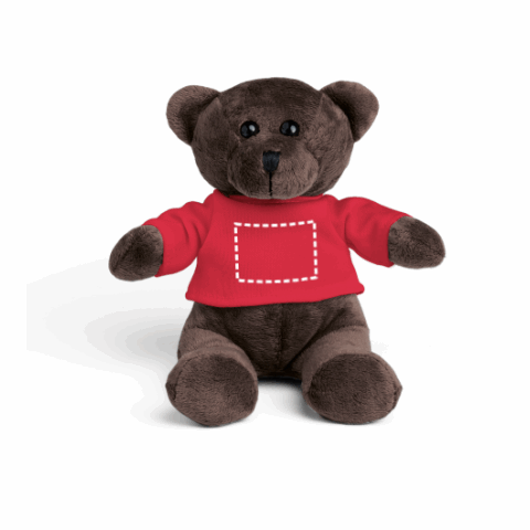 BEAR. Teddybär Plüschtier mit T-Shirt Rot | ohne Werbeanbringung | Nicht verfügbar | Nicht verfügbar | Nicht verfügbar