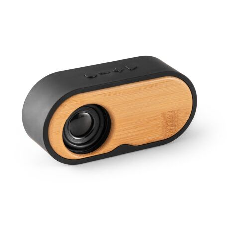 TILLY. Lautsprecher 3W mit 5 Stunden Akkulaufzeit aus Bambus und Recyceltes ABS (100% rABS) schwarz | ohne Werbeanbringung | Nicht verfügbar | Nicht verfügbar | Nicht verfügbar