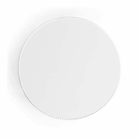 BLAIR ROUND. Rundes Mauspad mit Gummibasis weiss | ohne Werbeanbringung | Nicht verfügbar | Nicht verfügbar