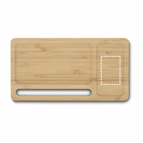 MOTT. Schreibtisch-Organizer mit 15W wireless Ladegerät aus Bambus und ABS Natur | ohne Werbeanbringung | Nicht verfügbar | Nicht verfügbar | Nicht verfügbar