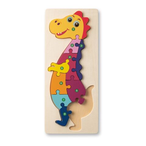 DIPLODOCO. Puzzle in Dinosaurierformat aus Kiefernsperrholz Naturhell | ohne Werbeanbringung | Nicht verfügbar | Nicht verfügbar | Nicht verfügbar