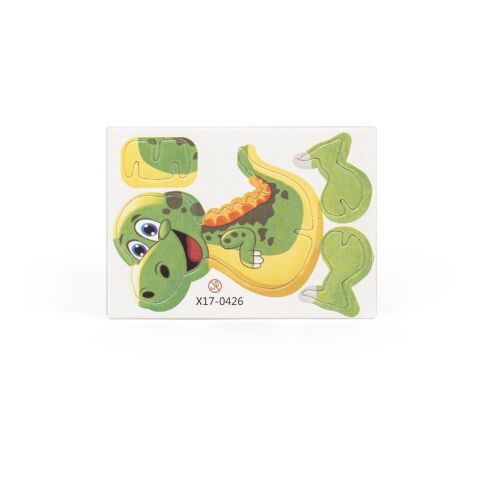 DINOSAURUS. 3D-Puzzle in Dinosaurierform aus Papier Natur | ohne Werbeanbringung | Nicht verfügbar | Nicht verfügbar | Nicht verfügbar